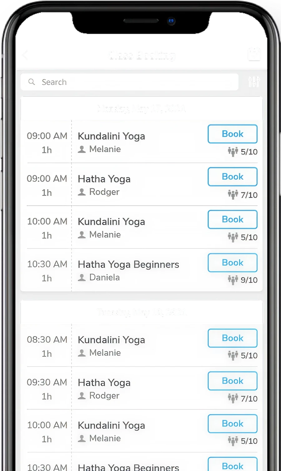 DotFit and Breakthrough Fitness mobile app