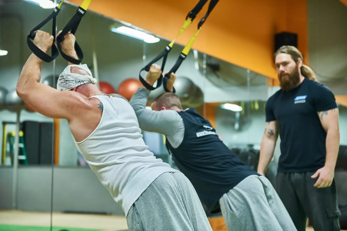 One-on-one personal training session at Breakthrough Fitness